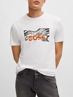 Cotton-Jersey Regular-Fit T-Shirt with Logo Artwork