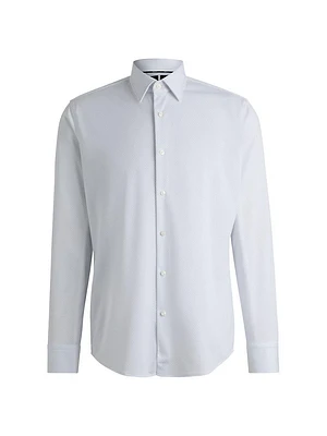 Regular-Fit Shirt Structured Performance Material