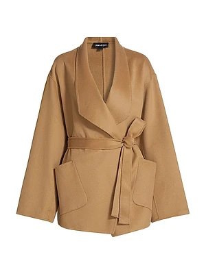 Mekia Wool-Blend Coat