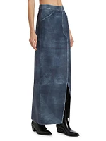 Mariette Leather Maxi Skirt