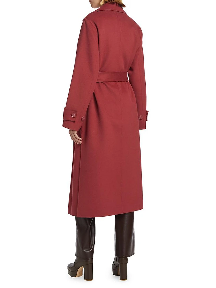 Margaret Wool-Blend Trench Coat