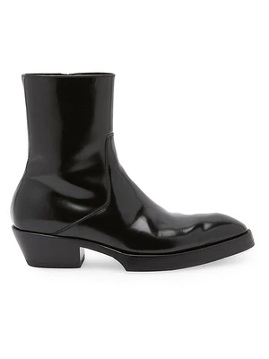 Dalton 55MM Leather Ankle Boots