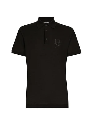 Embroidered Logo Polo Shirt