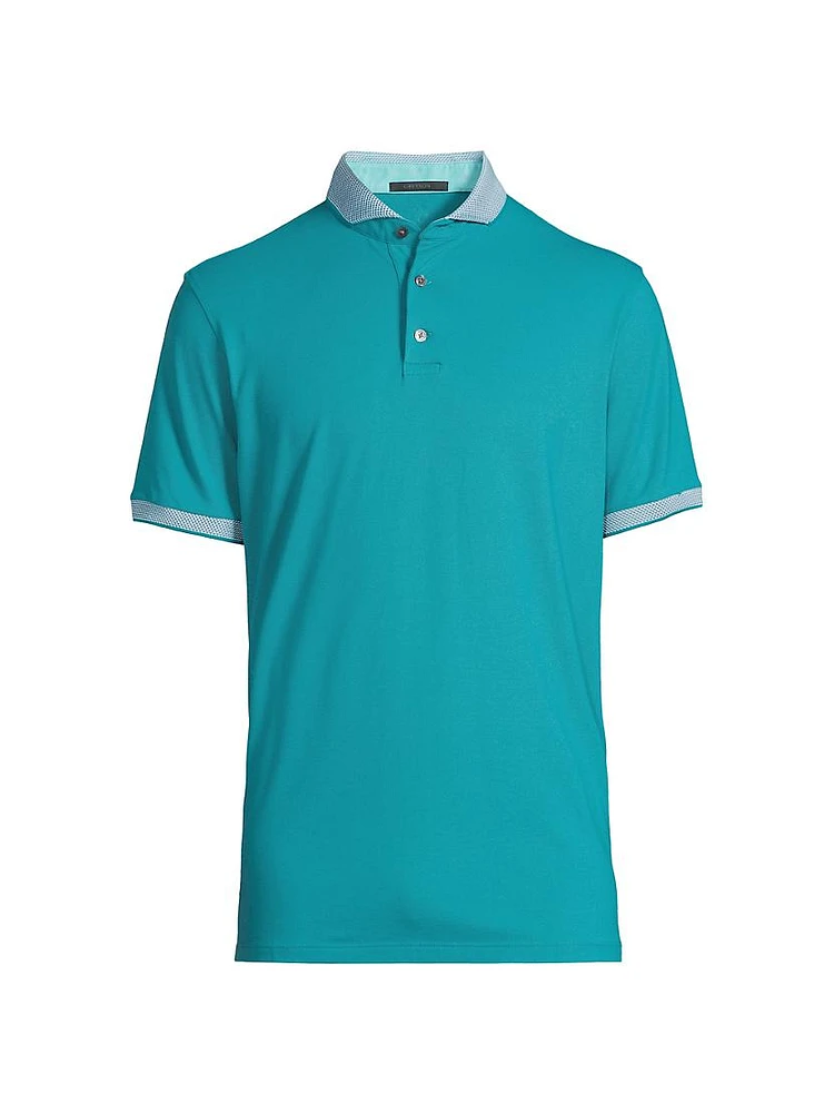 Cotton-Blend Polo Shirt