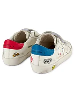 Baby's, Little Kid's & Old School Two-Tone Leather Sneakers