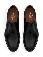 Mini VLogo Signature Derby Calfskin Shoes