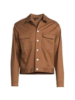 Cotton Twill Cargo Pocket Jacket