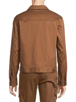 Cotton Twill Cargo Pocket Jacket