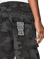 Mad World Fugitive Camo Cargo Pants