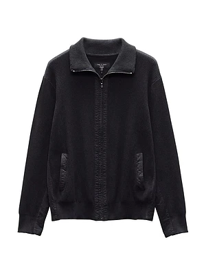 Washed Dexter Andrew Full-Zip Sweater