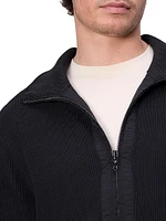 Washed Dexter Andrew Full-Zip Sweater