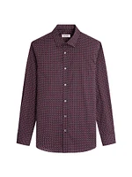 Julian Geometric Button-Front Shirt