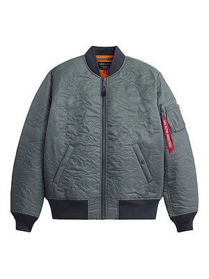 Camo Quilted Ma-1 Flight Jacket