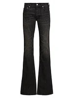 P072 Super Stack Flare Jeans