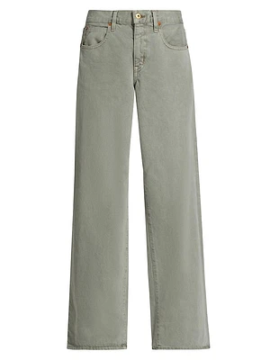 Mica Low-Rise Wide Jeans