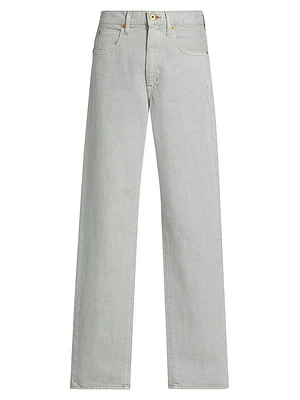 Sophie Mid-Rise Straight-Leg Jeans