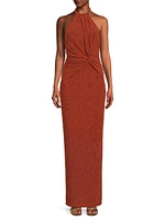 Eve Fina Halterneck Gown