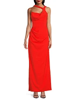 Eve Marion One-Shoulder Gown