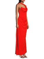 Eve Marion One-Shoulder Gown