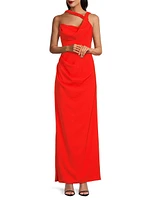 Eve Marion One-Shoulder Gown