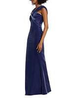 Datai Velvet V-Neck Gown