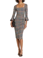 Astra Plaid Cocktail Dress