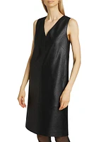 Graylen Faux Leather Shift Dress