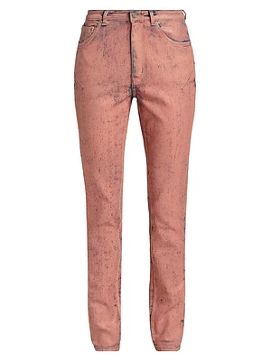 Paint Job Mid-Rise Skinny Jeans