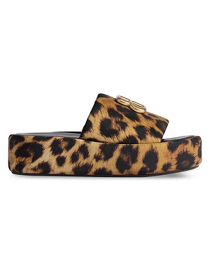 Rise BB Leopard Print Sandals