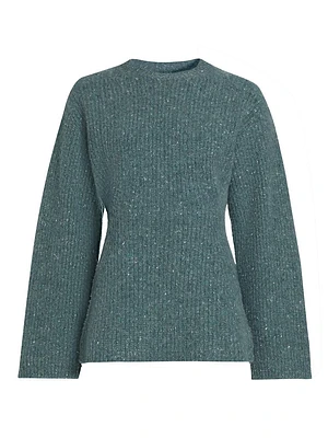 Wool & Cashmere-Blend Crewneck Sweater