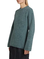 Wool & Cashmere-Blend Crewneck Sweater