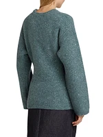 Wool & Cashmere-Blend Crewneck Sweater