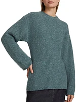 Wool & Cashmere-Blend Crewneck Sweater