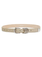 Hollyhock Suede D-Ring Belt