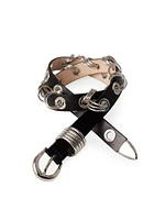 Revenge Ring Leather Belt