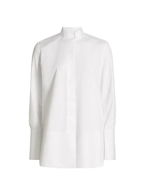 Nerhu Cotton Raw-Edge Shirt