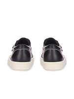 Little Kid's & Vintage Straps Leather Low-Top Sneakers