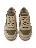 Downtown Delavé Suede and Re-Nylon Sneakers