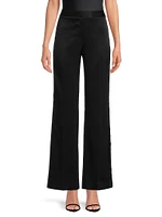 Fallon Lace Mid-Rise Flared Pants