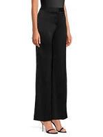 Fallon Lace Mid-Rise Flared Pants