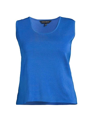 Plus Size Knit Scoopneck Tank Top