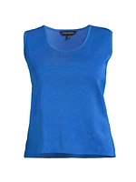 Plus Knit Scoopneck Tank Top