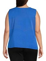 Plus Knit Scoopneck Tank Top