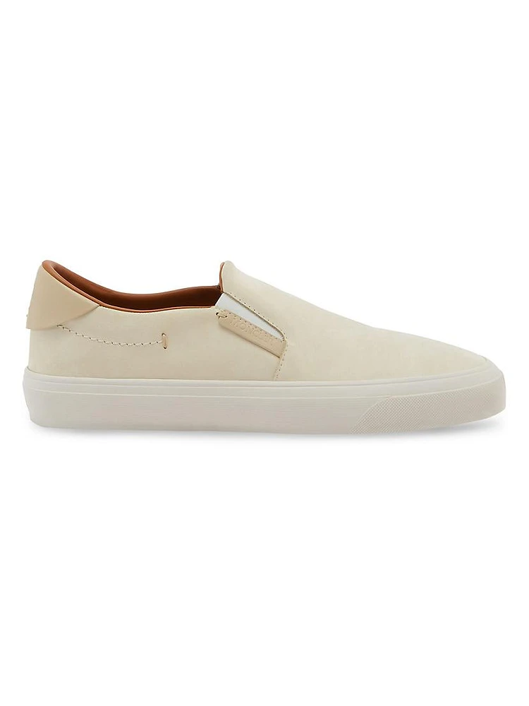 Monclub Leather Slip-Ons Sneakers