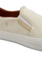 Monclub Leather Slip-Ons Sneakers