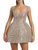Claudia Sequined Minidress