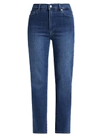 Le Sleek Straight High-Rise Jeans