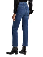 Le Sleek Straight High-Rise Jeans