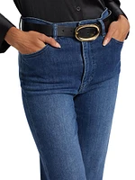 Le Sleek Straight High-Rise Jeans