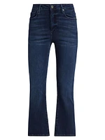 Le Crop Mini Boot-Cut Jeans